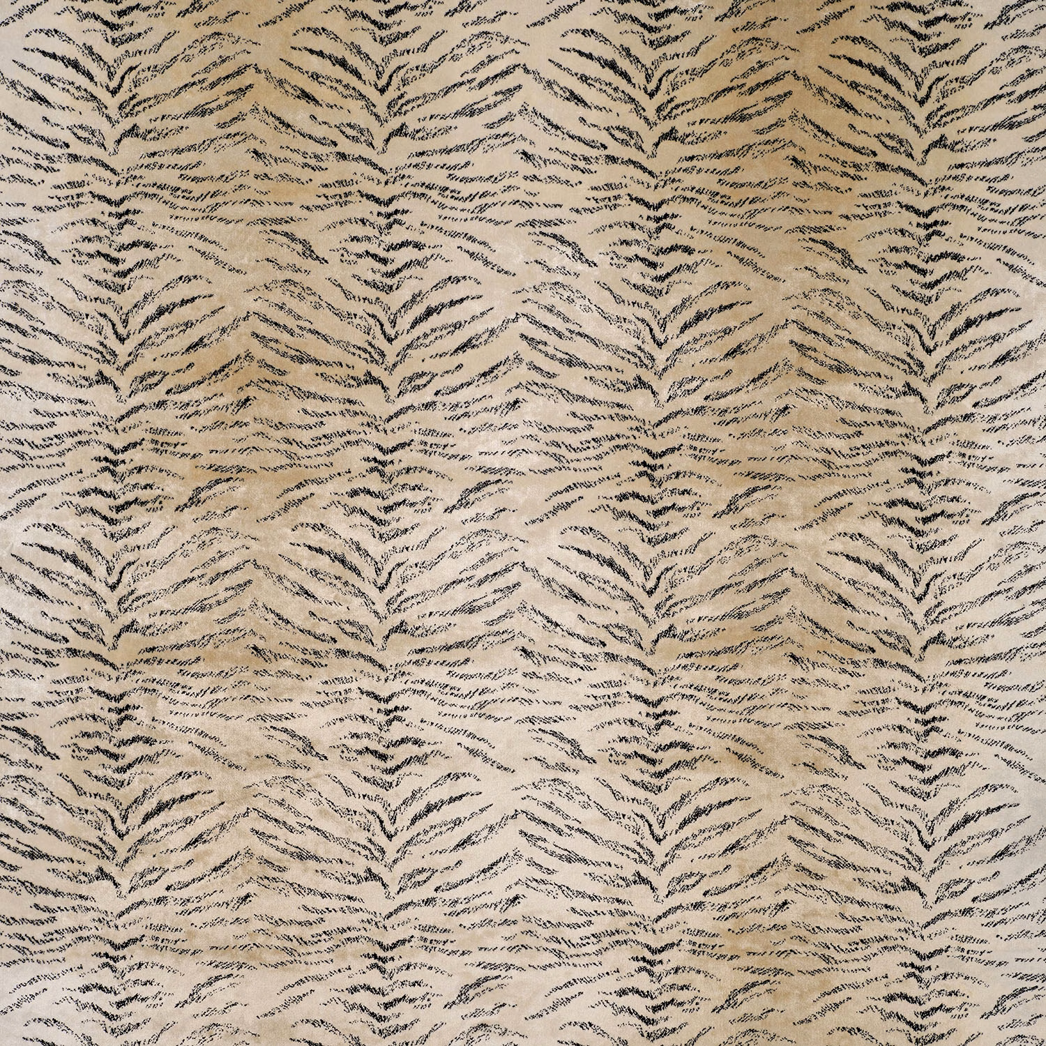 Tiger Velvet Ivory fabric