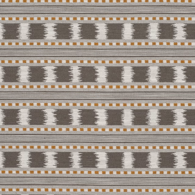 Paxton Charcoal/Amber fabric