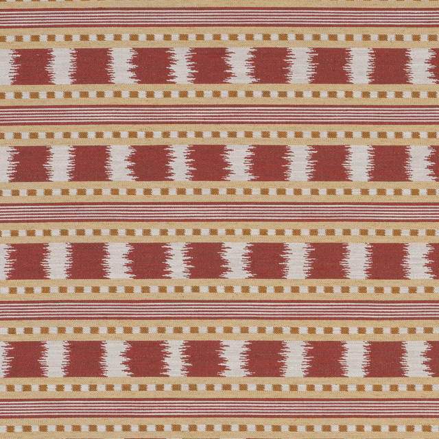 Paxton Red/Gold fabric