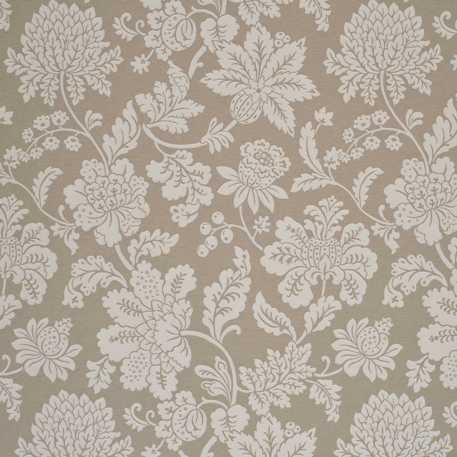 Cartouche Jacobean Mineral fabric