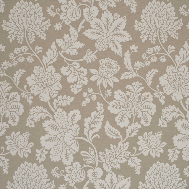 Cartouche Jacobean Mineral fabric