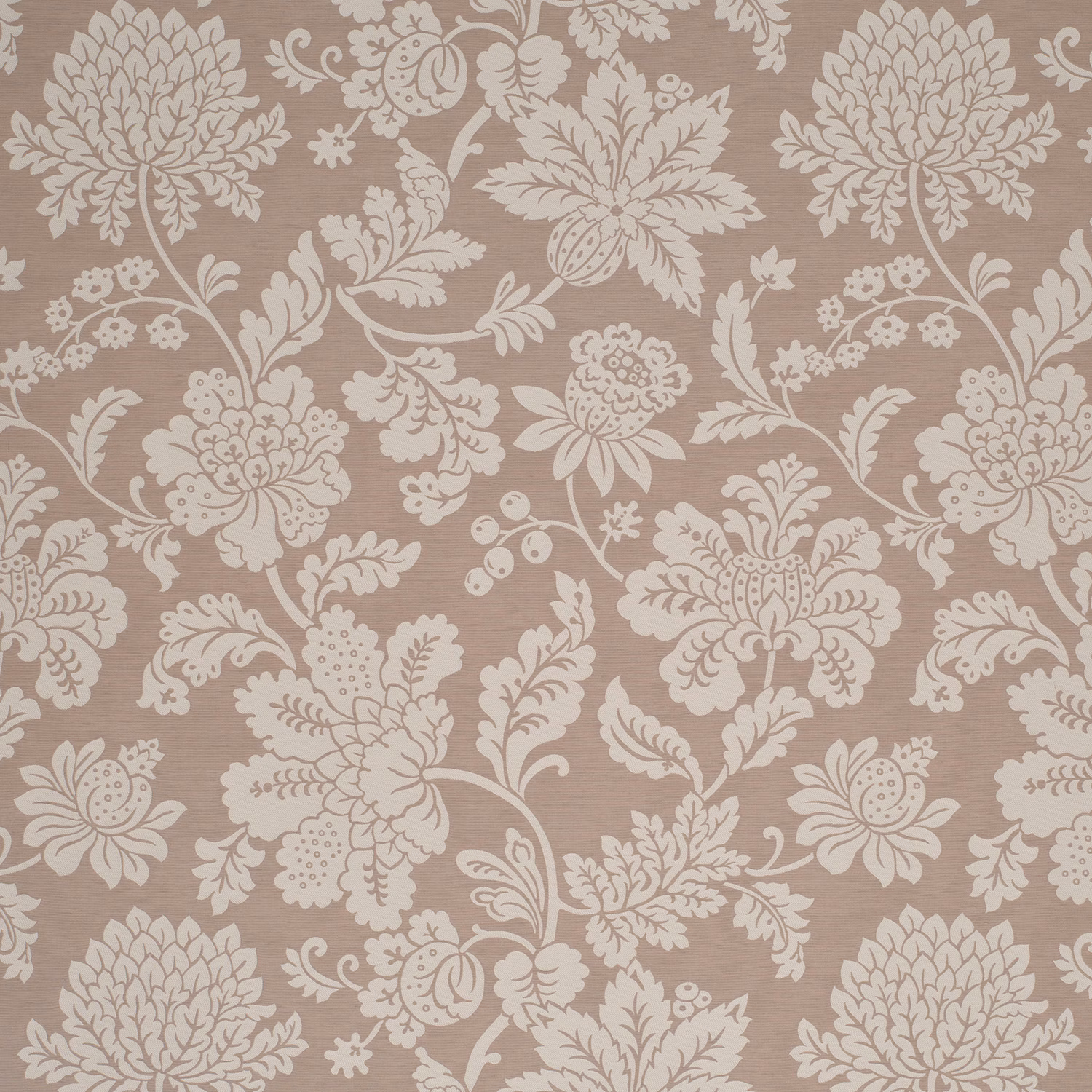 Cartouche Jacobean Pink fabric