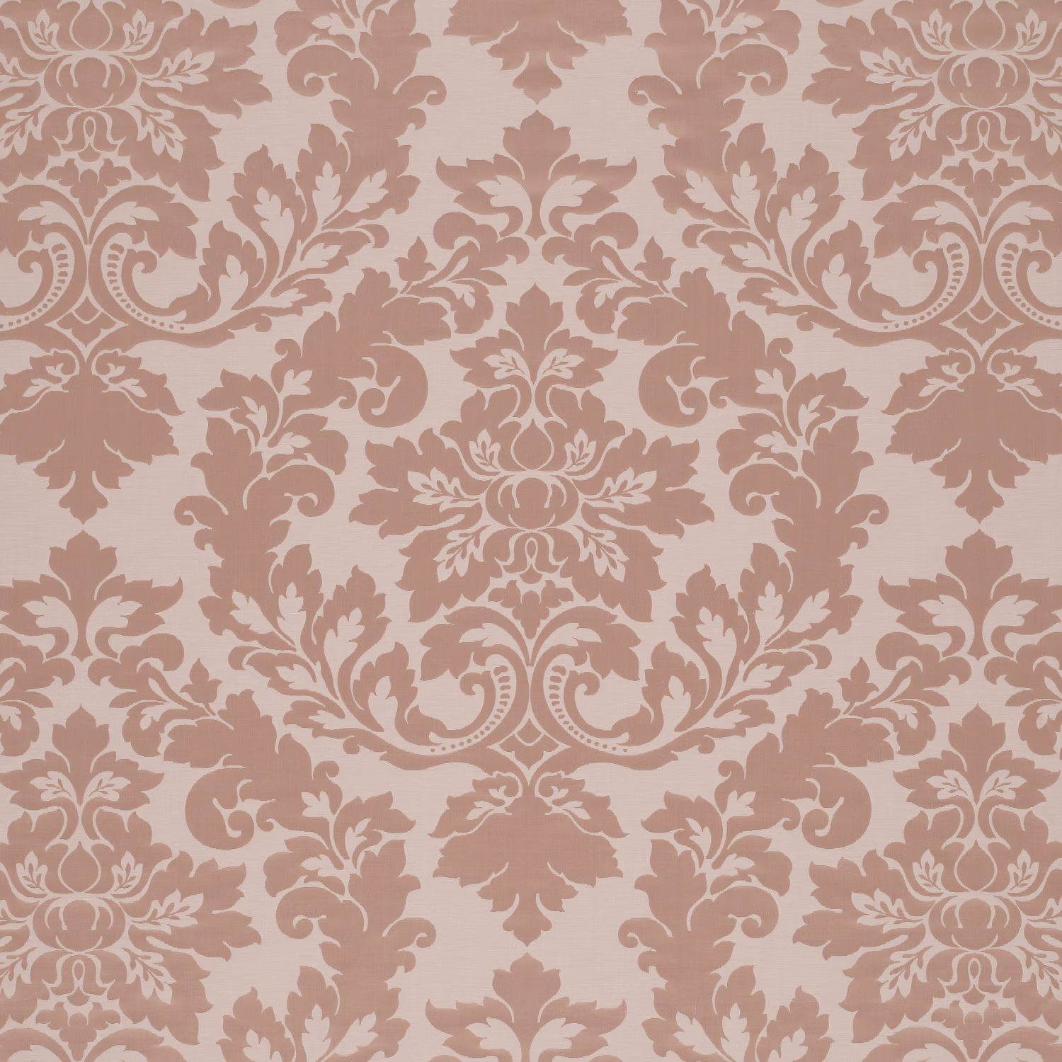 Rococo Damask Fawn Pink fabric