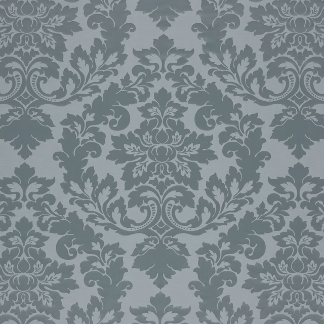 Rococo Damask Polar fabric