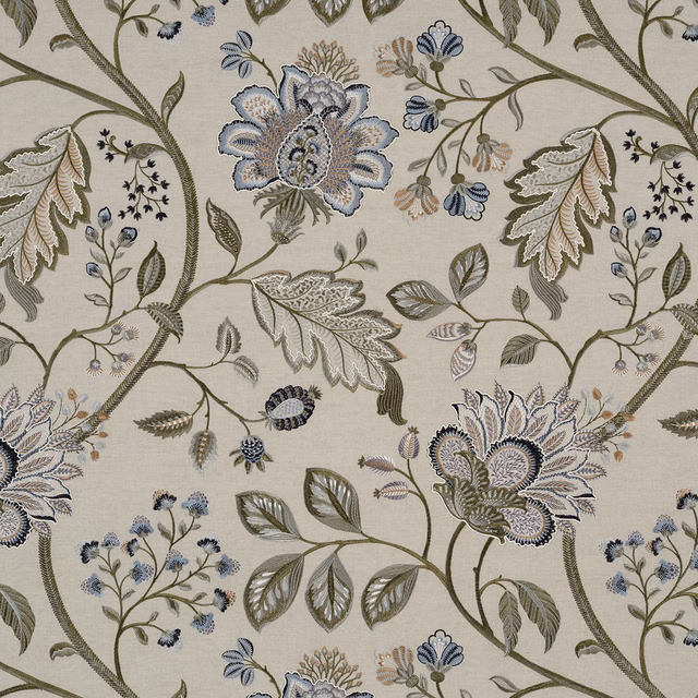 Shalimar Blue/Green fabric