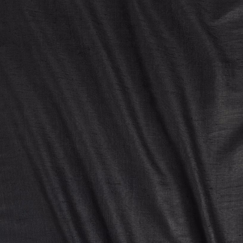 Vienne Silk Black fabric