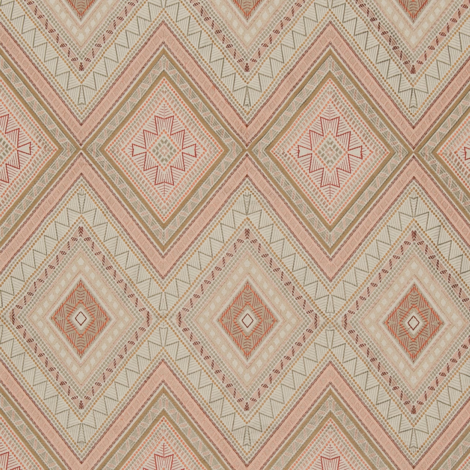 Fuji Natural/Dusky Rose fabric