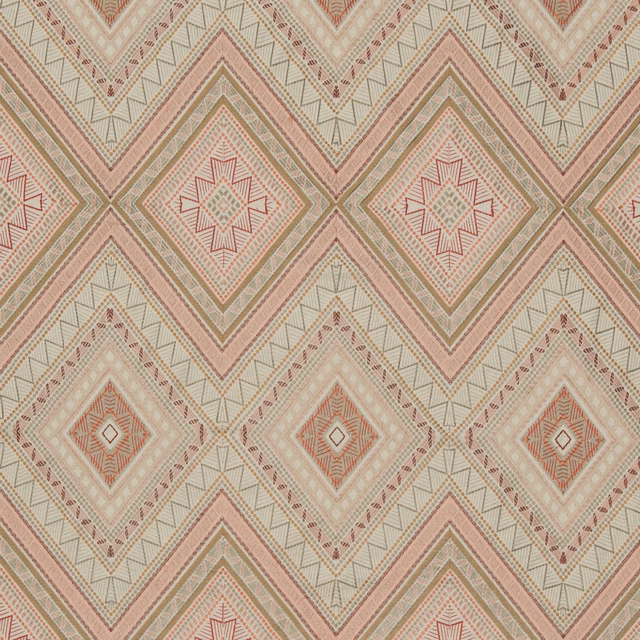 Fuji Natural/Dusky Rose fabric