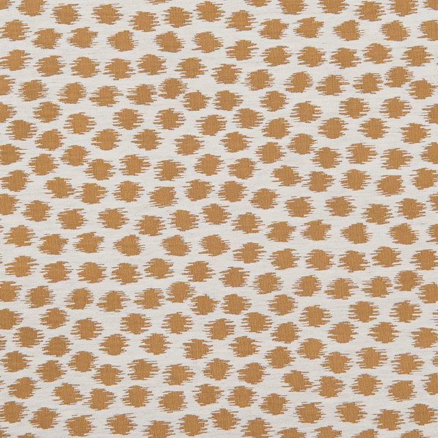 Kasuri Natural/Ochre fabric