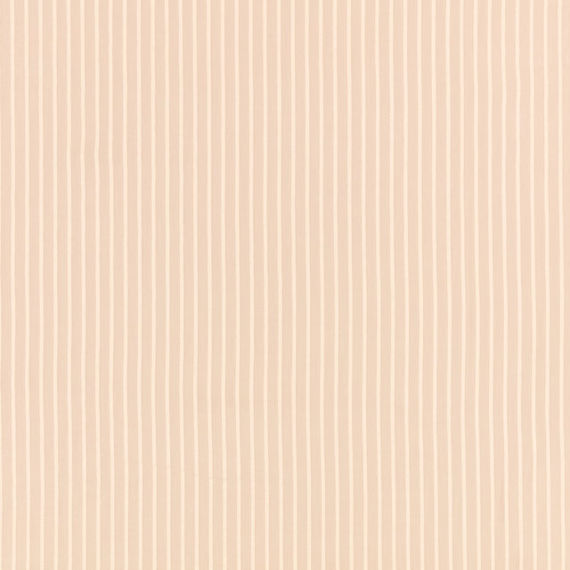 Warm nude textile with narrow, uneven cream vertical stripes