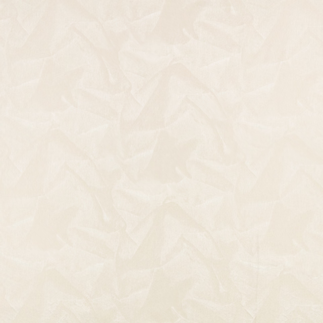 Pale flax-ivory fabric with softly crumpled abstract tonal folds and subtle texture