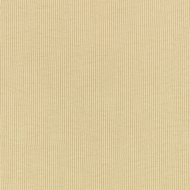 Pale mint and biscuit-beige fabric with fine, irregular vertical ribbing
