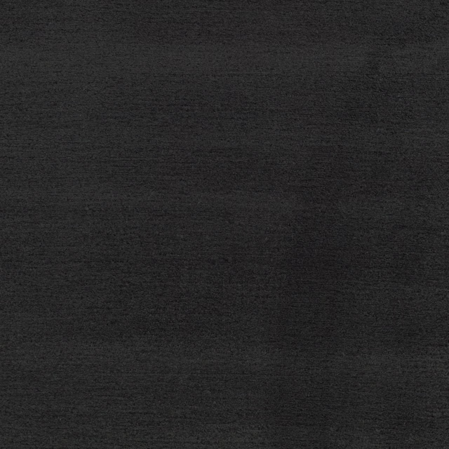 Jet-black woven upholstery surface with subtle horizontal texture and tonal variation
