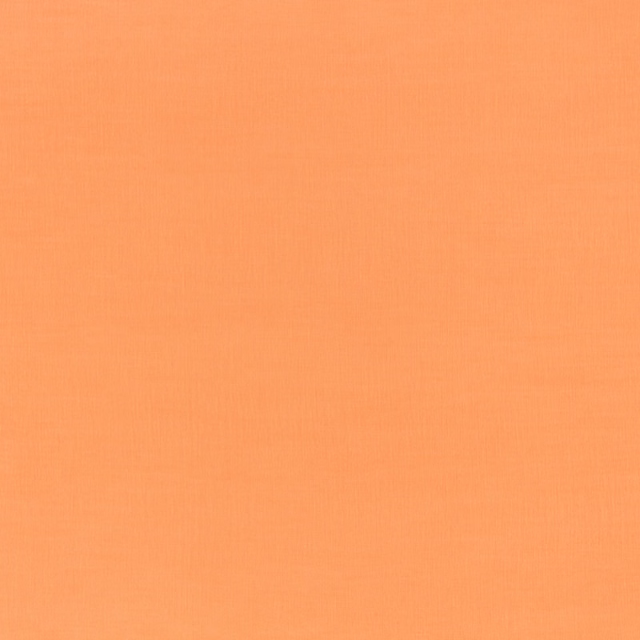 Warm apricot-orange plain weave with a fine, softly grained surface