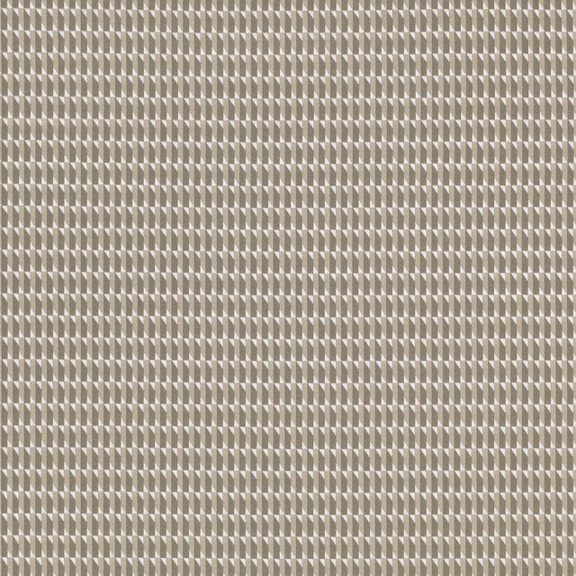 Muted olive-taupe and ivory micro-diamond weave in the Stamp swatch.