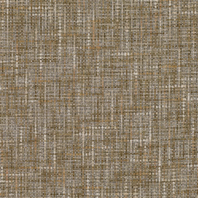 Antique-gold taupe woven fabric with fine irregular grid and flecked texture