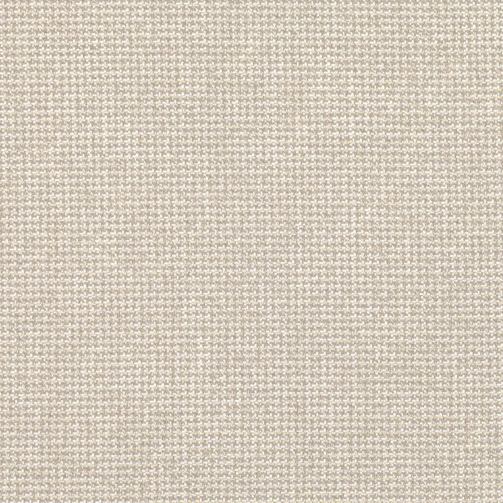 Close view of warm natural beige fabric with a fine cream-flecked woven texture