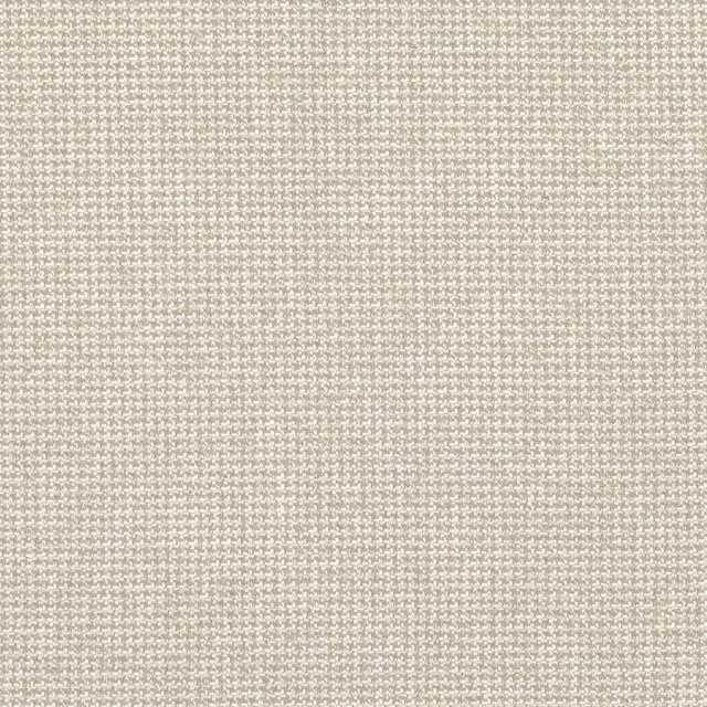 Close view of warm natural beige fabric with a fine cream-flecked woven texture