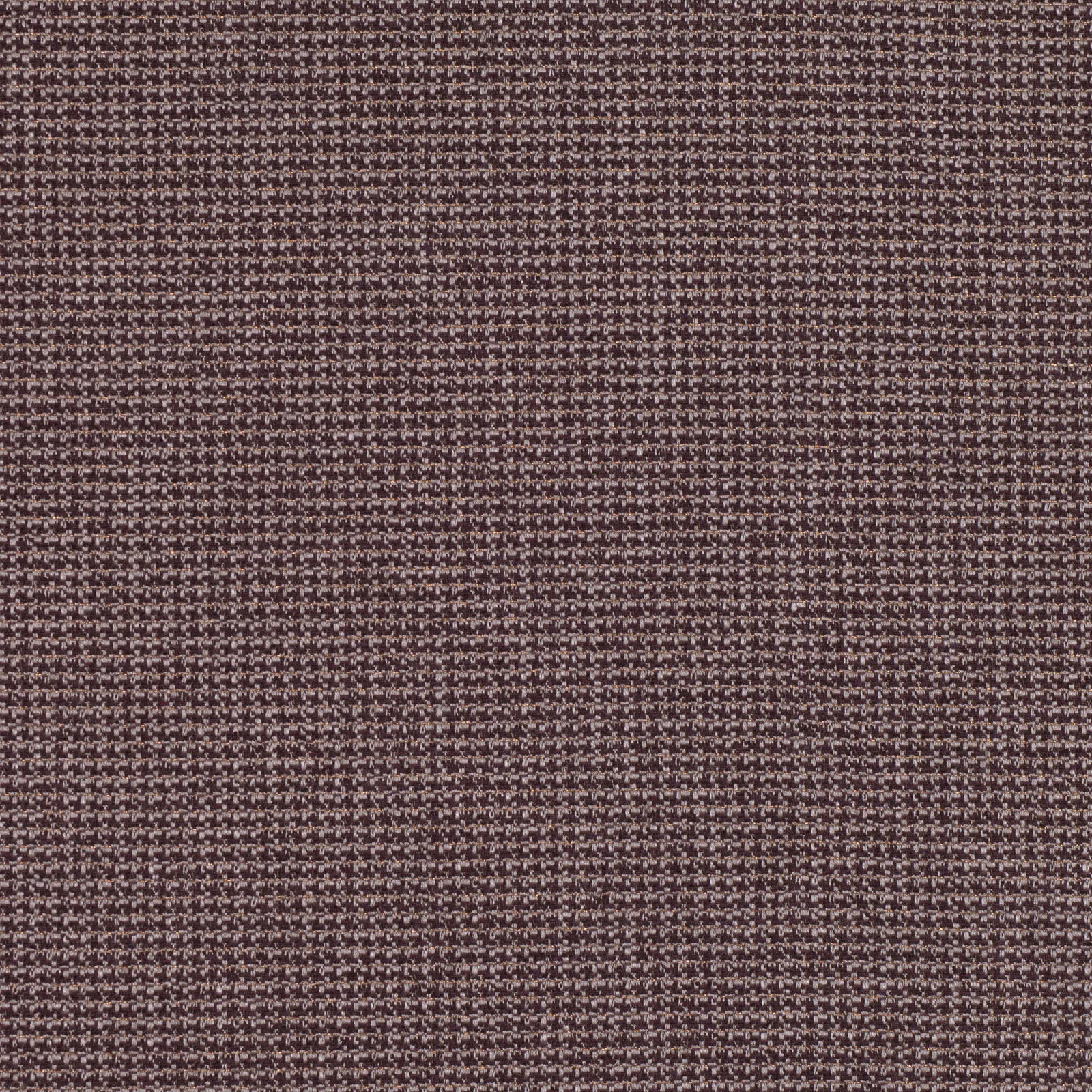 Close view of dense plum and taupe micro-textured woven fabric