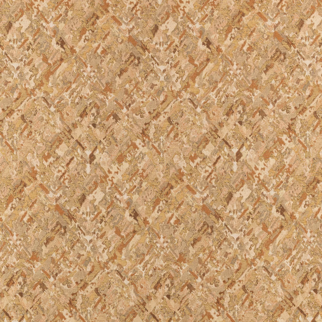 Textured Easel fabric in harvest gold with cream, tan and rust painterly marks