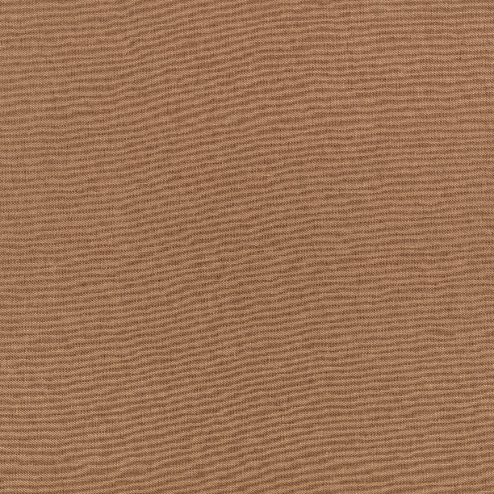 Warm caramel-brown plain weave with a softly varied fine crosshatch texture