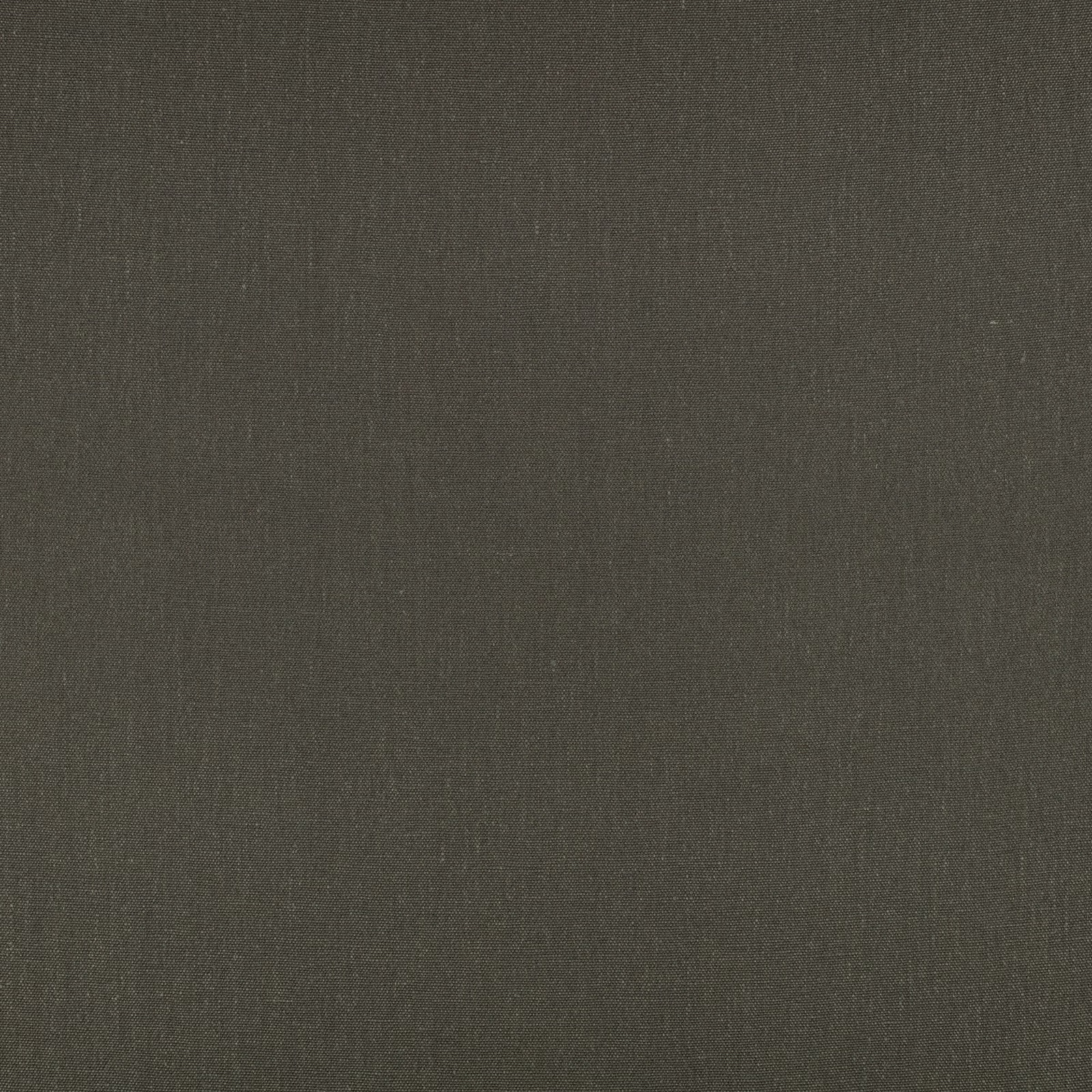 Close view of deep charcoal grey fabric with subtle vertical woven texture