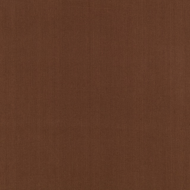 Warm clove-brown plain weave with subtle vertical texture and tonal depth