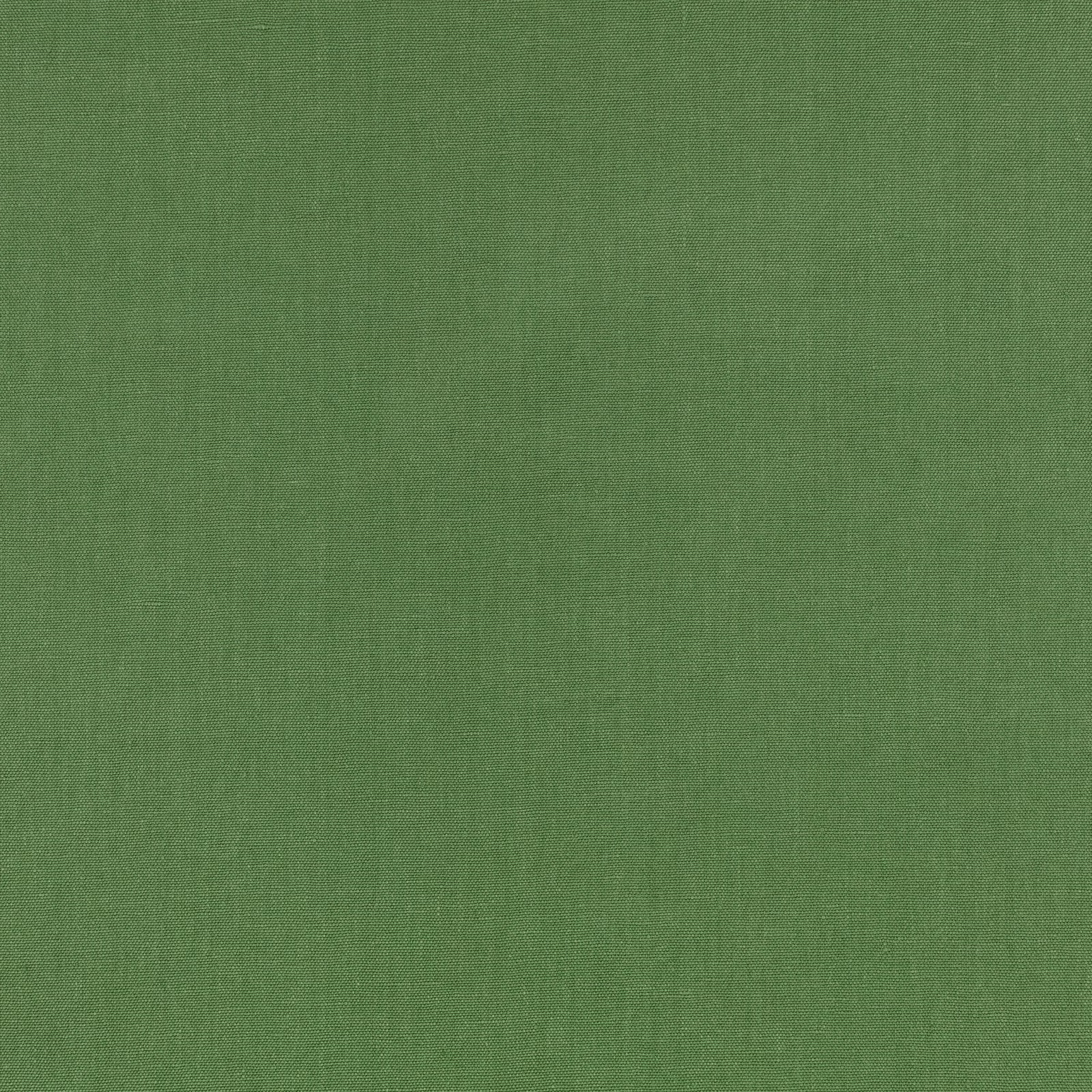 Muted moss-green plain weave with fine crosshatched texture and softly varied surface