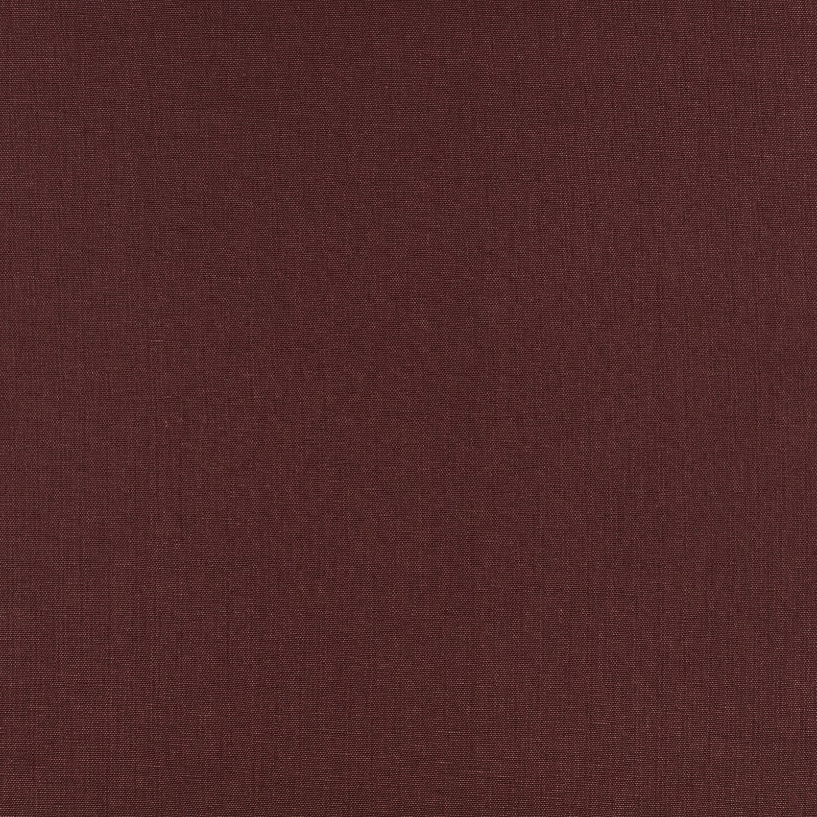 Deep fig-plum plain weave with subtle brown undertones and fine surface texture