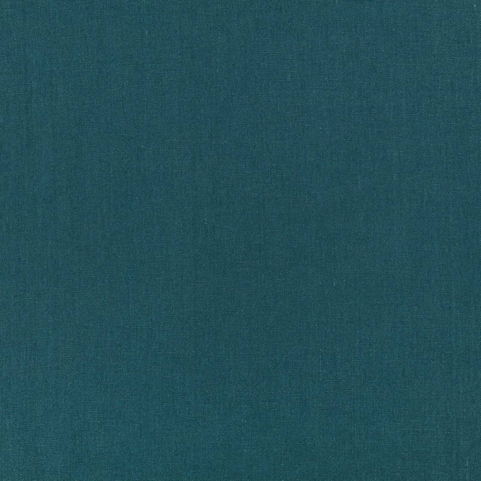 Deep kingfisher teal fabric showing a fine, subtly tonal woven texture