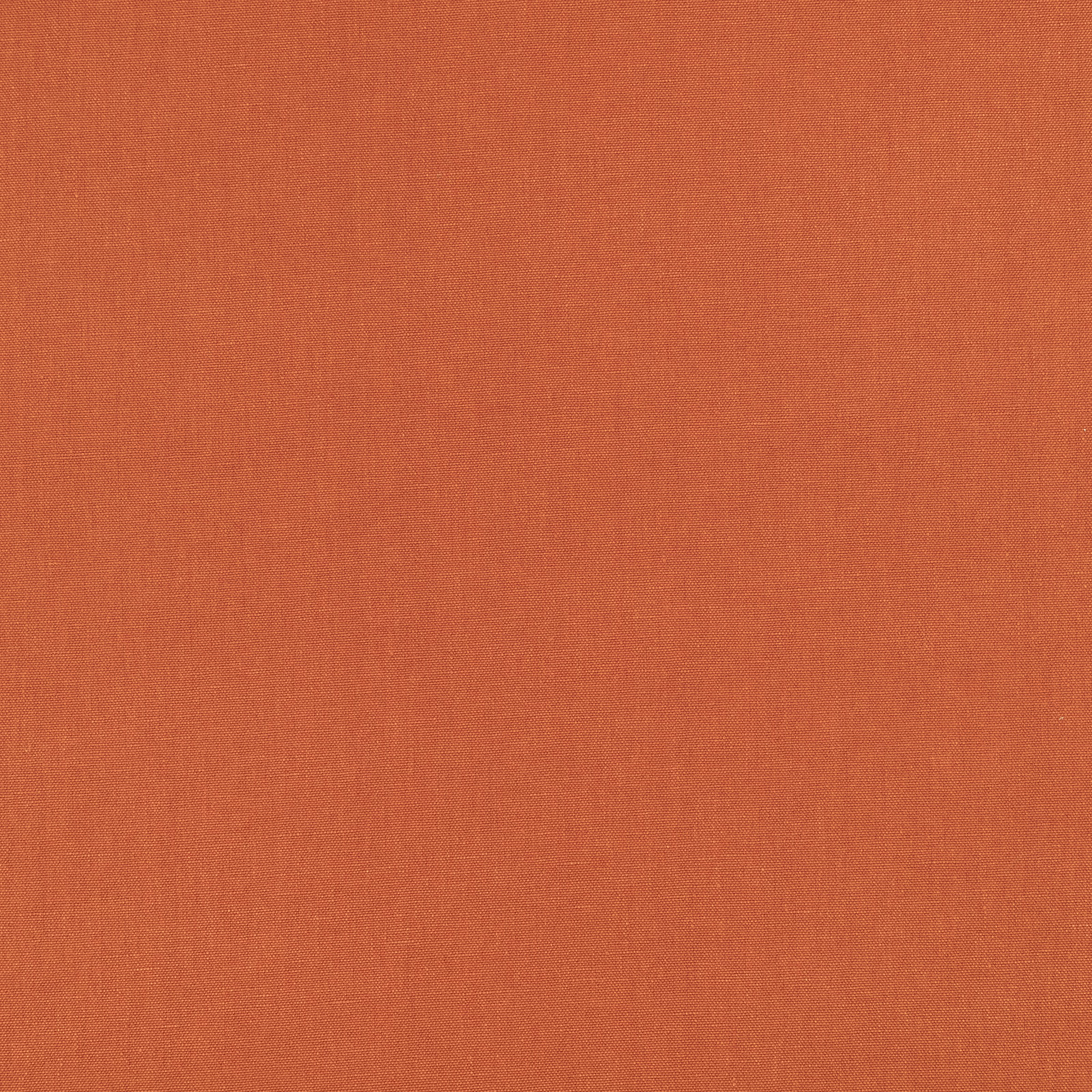 Warm rust-orange plain weave with subtle fine crosshatched surface texture