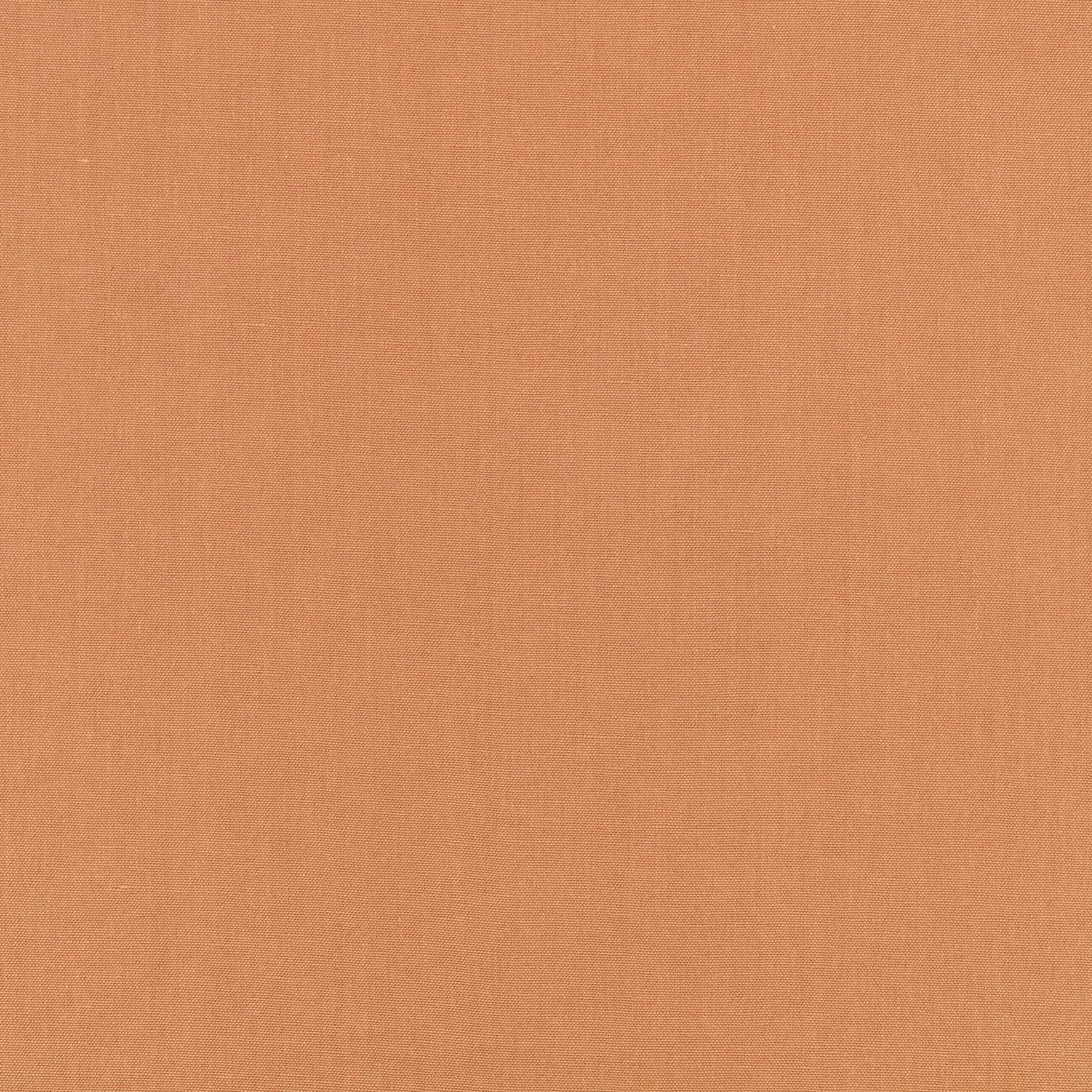 Warm sweet-potato terracotta fabric with a fine, subtly textured plain weave