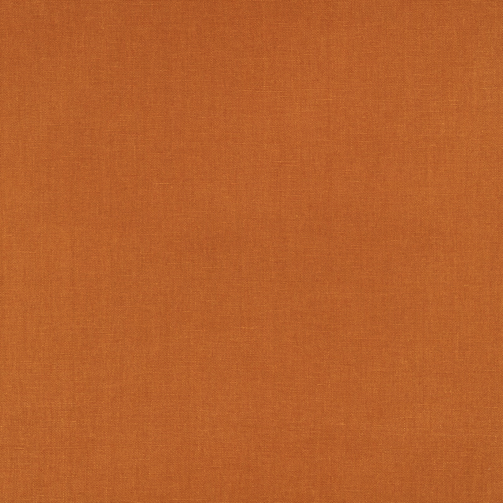 Close-up of warm tangerine-orange plain weave with subtle fine surface variation
