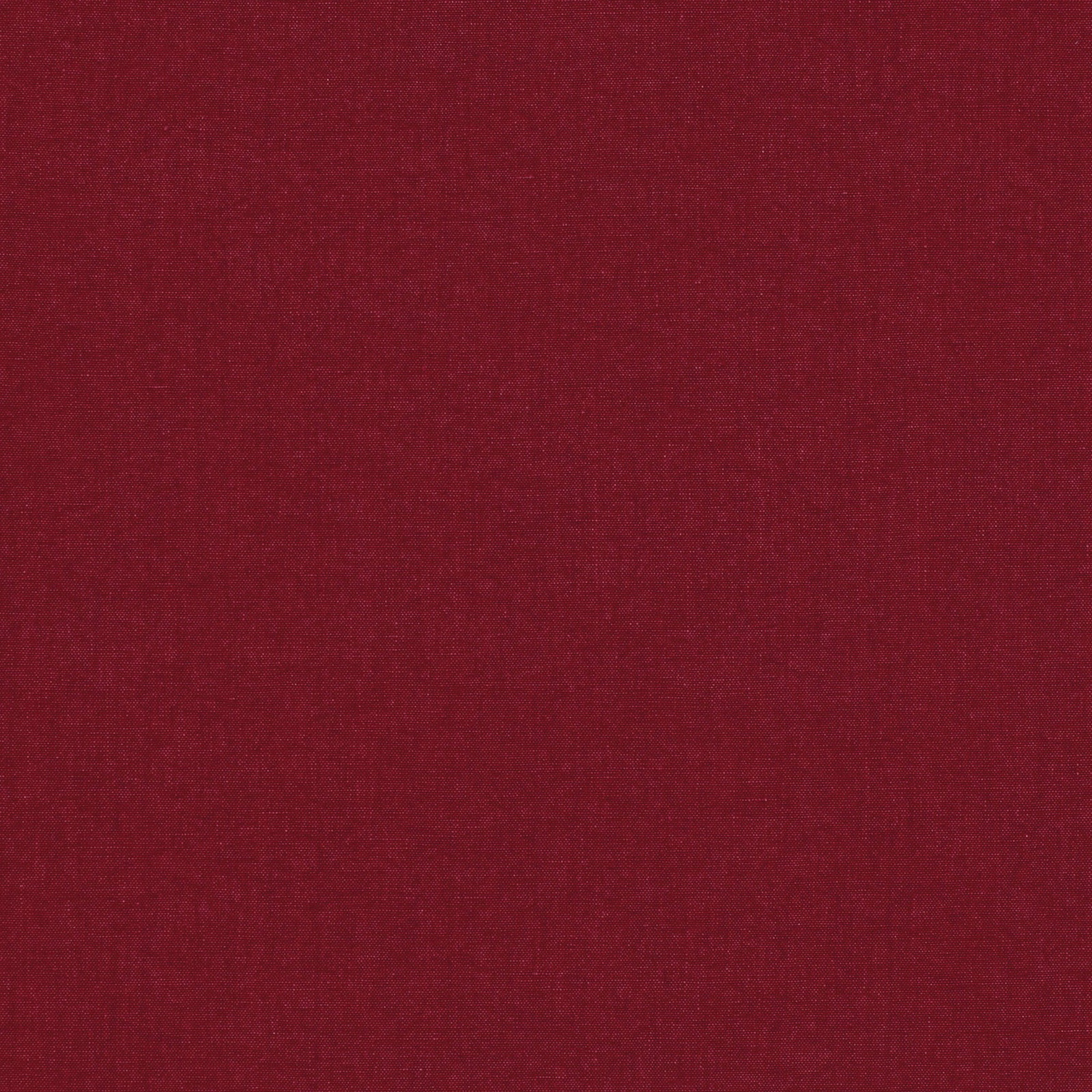 Deep cranberry red plain weave with subtle crosshatched texture and softly shaded surface