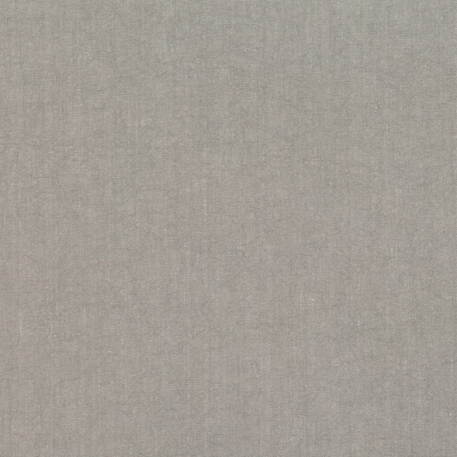Muted fennel-green plain weave with fine vertical striations and soft grey depth