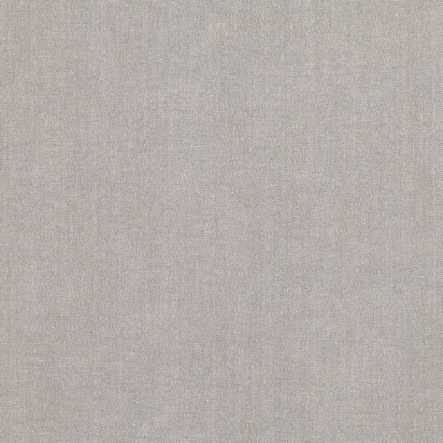 Close-up of Chelsea fabric in a cool, softly mottled pale grey plain weave