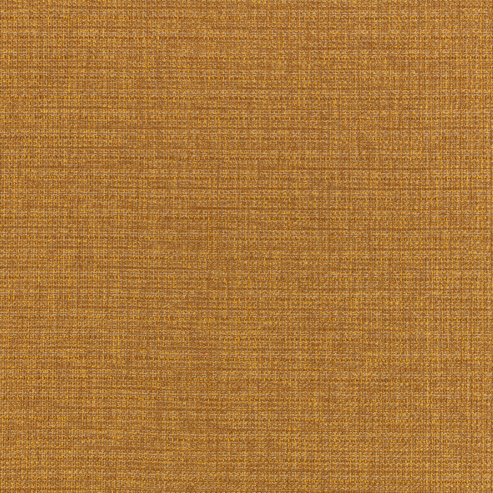 Warm harvest-gold fabric with fine crosshatched weave and ochre-brown tonal flecks