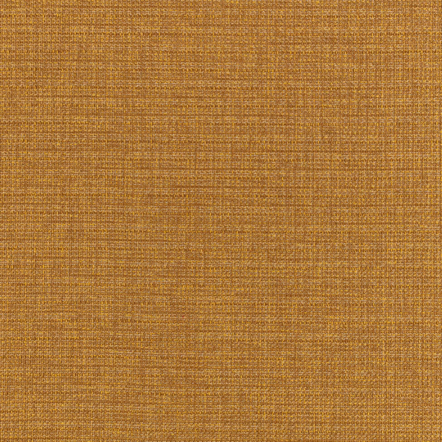 Warm harvest-gold fabric with fine crosshatched weave and ochre-brown tonal flecks