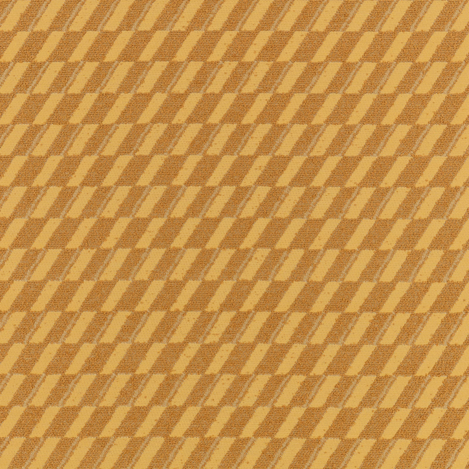 Warm harvest-gold textile with tan diagonal lozenges and a softly nubby weave