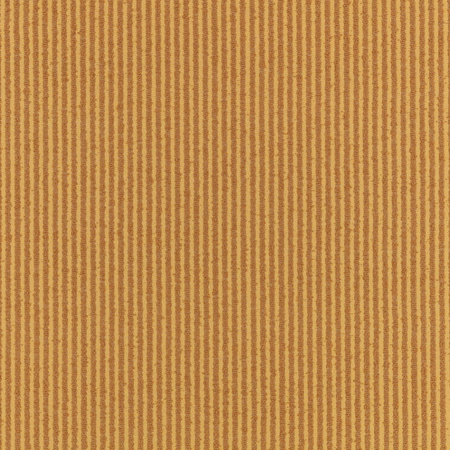 Warm harvest-gold textile with narrow, irregular ochre stripes and a nubby weave