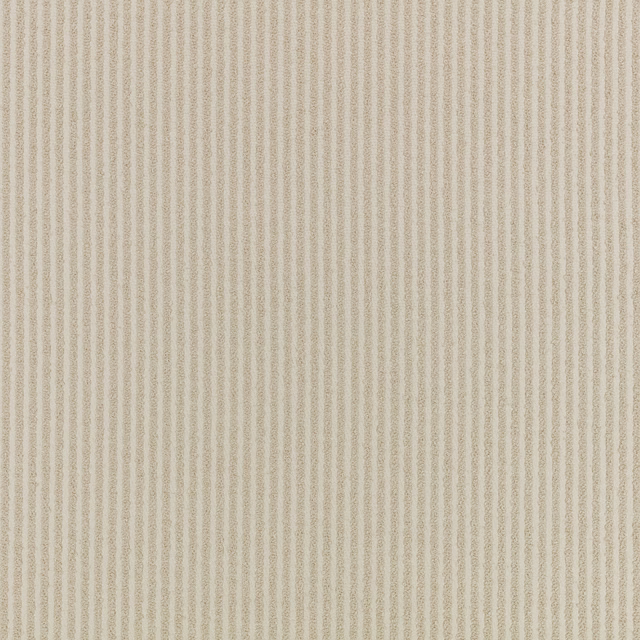Pale oat-beige textile with softly irregular narrow vertical stripes and a nubby weave