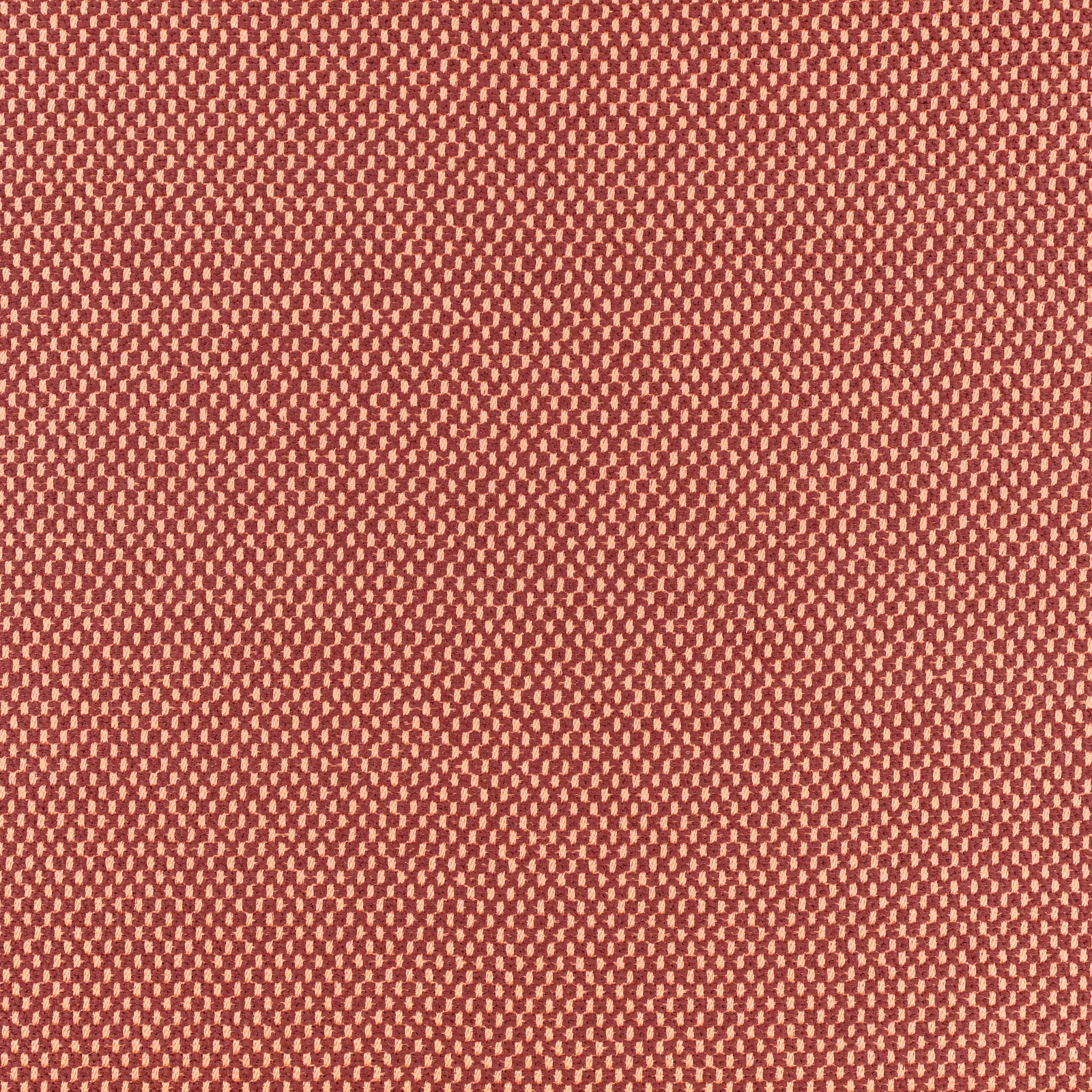 Berry-red and cream woven micro-check texture in Kirkby Design Net Berry