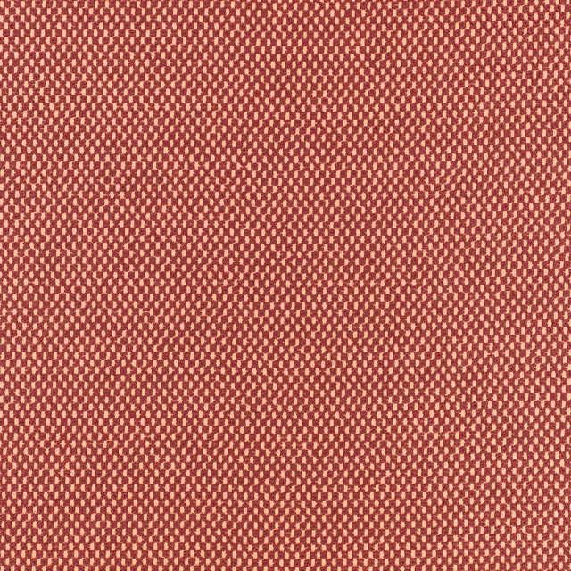 Berry-red and cream woven micro-check texture in Kirkby Design Net Berry