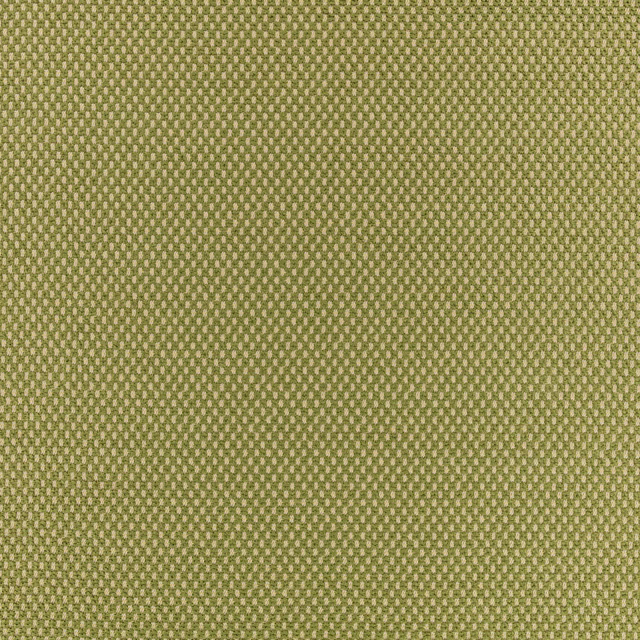 Close-up of muted olive-green Net fabric with a dense tiny geometric woven lattice