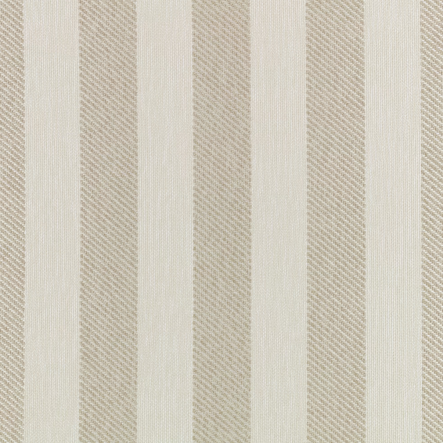 Pale flax and ivory vertical stripes with a subtle diagonal woven texture