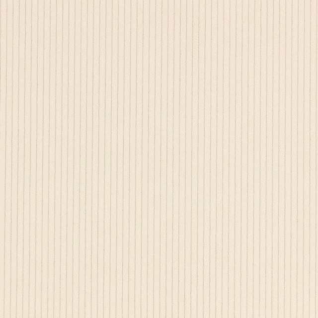 Warm cream fabric with fine, closely spaced vertical cord ribs
