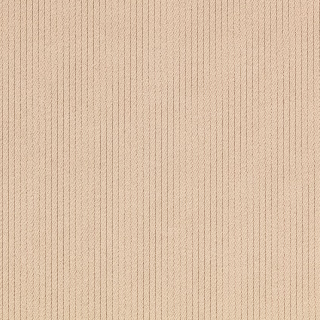 Warm doe-beige corduroy swatch showing fine, closely spaced vertical ribs