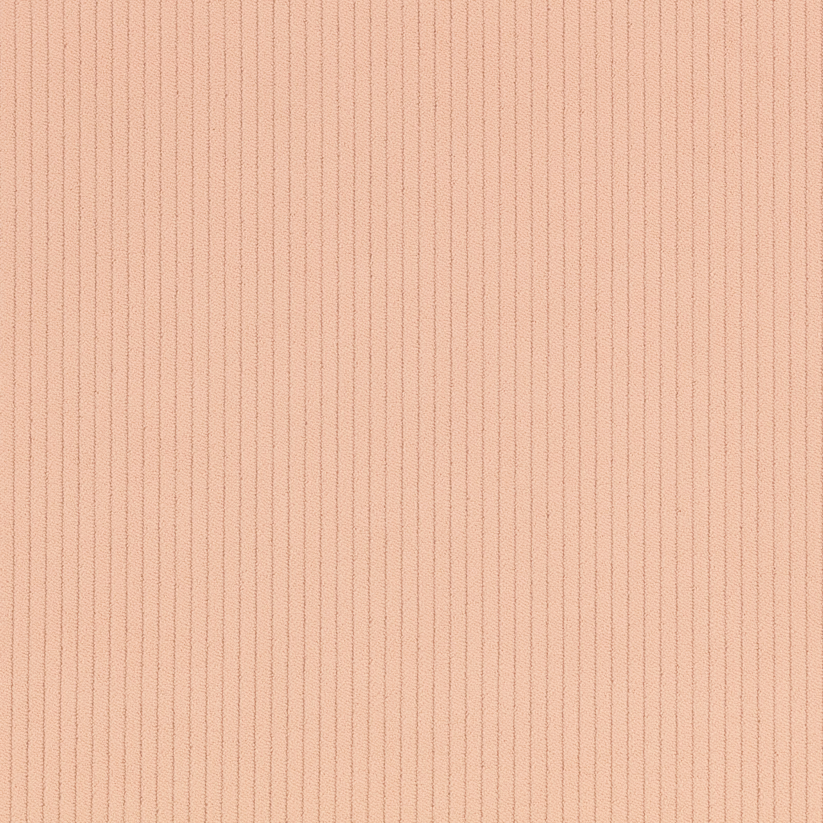 Dusty pink cord fabric with fine vertical ribs and a softly tactile surface