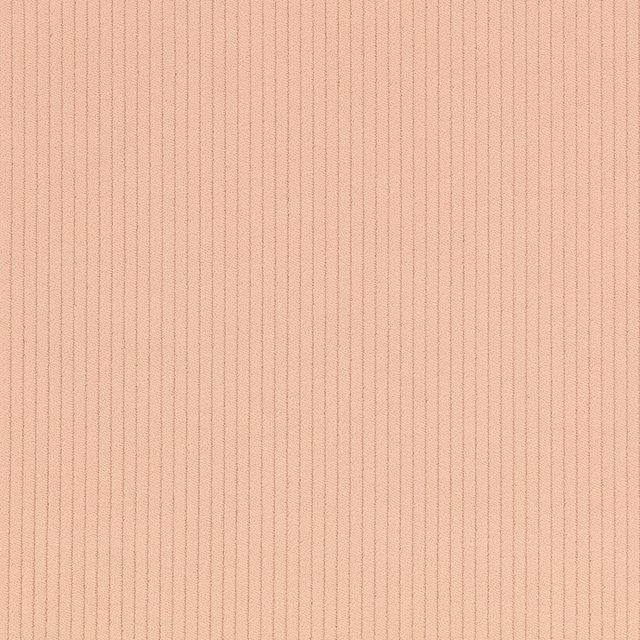 Dusty pink cord fabric with fine vertical ribs and a softly tactile surface