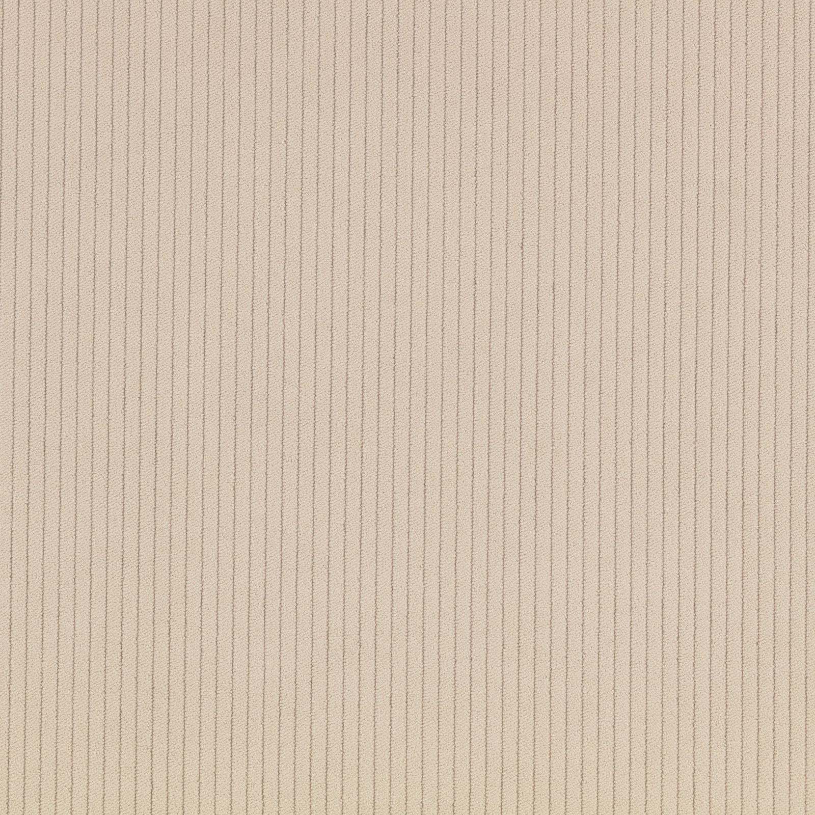Close-up of warm silver-grey fabric with fine, closely spaced vertical cord ribs